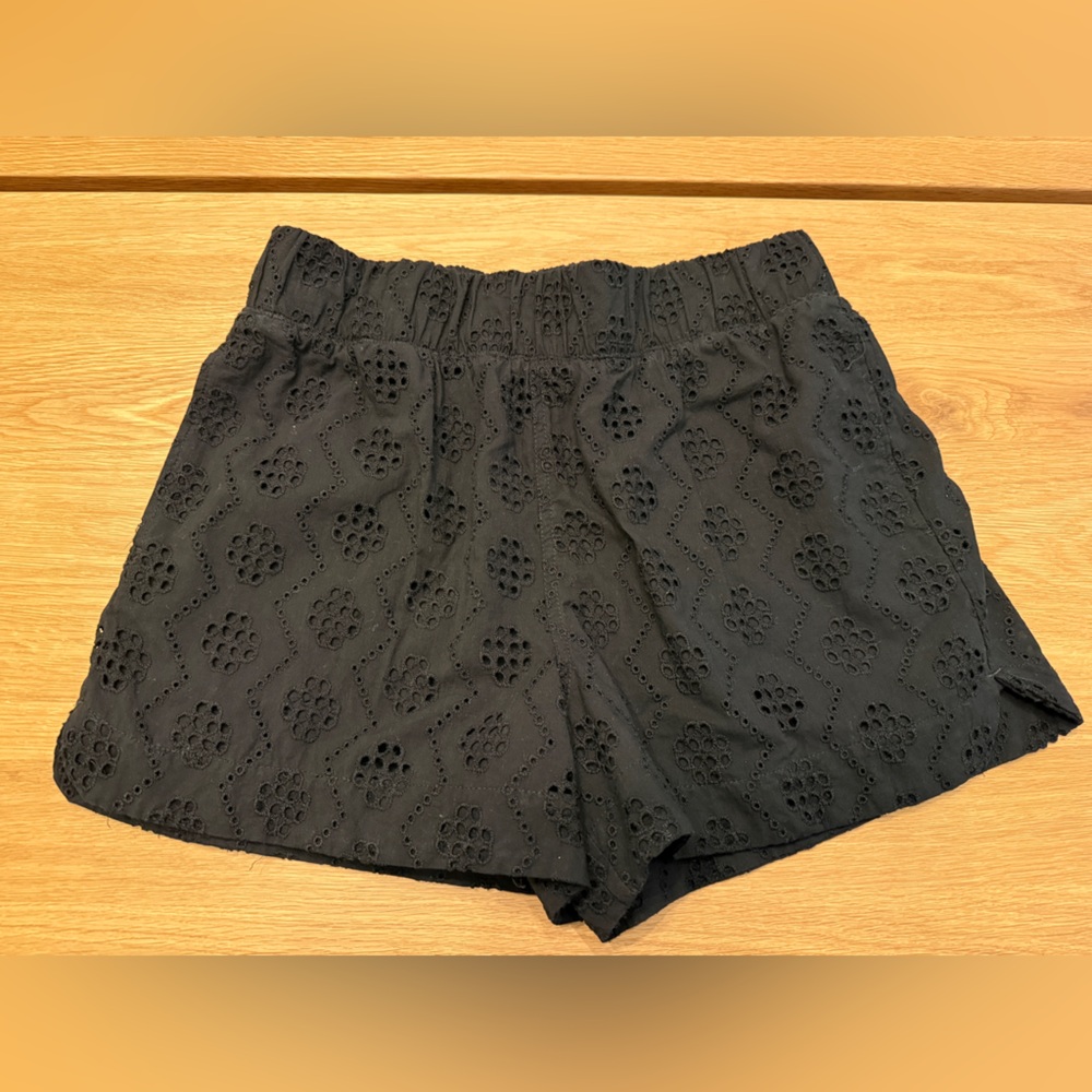Habitual Elegant Black Lace Shorts